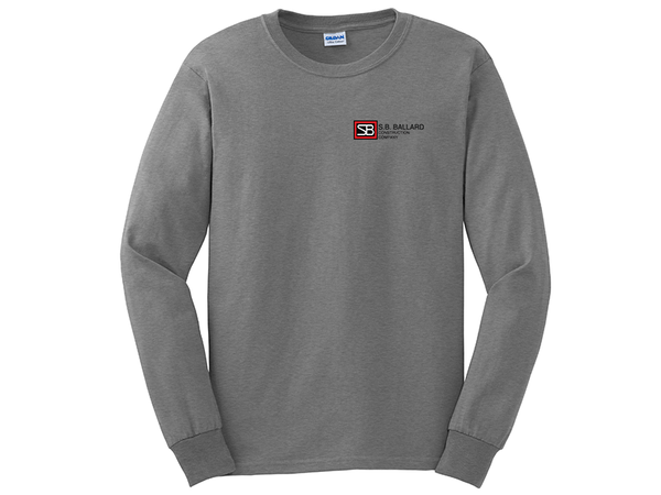Long Sleeve Men's Ultra Cotton  No Pocket