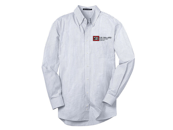 Men's  Plaid Pattern Easy Care