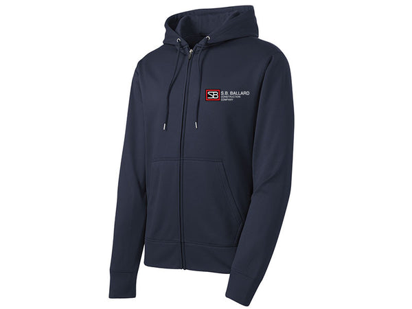 Men's  Lt Fleece FullZip hooded Jacket